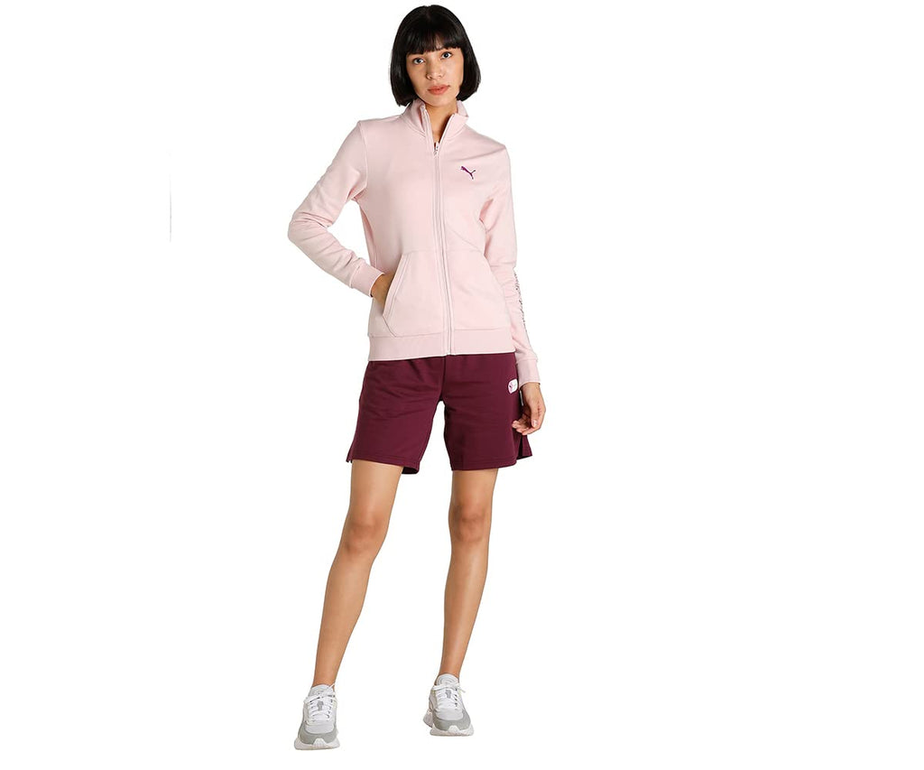 Puma Women's Cotton Blend Graphic Standard Length Western Regular Jacket