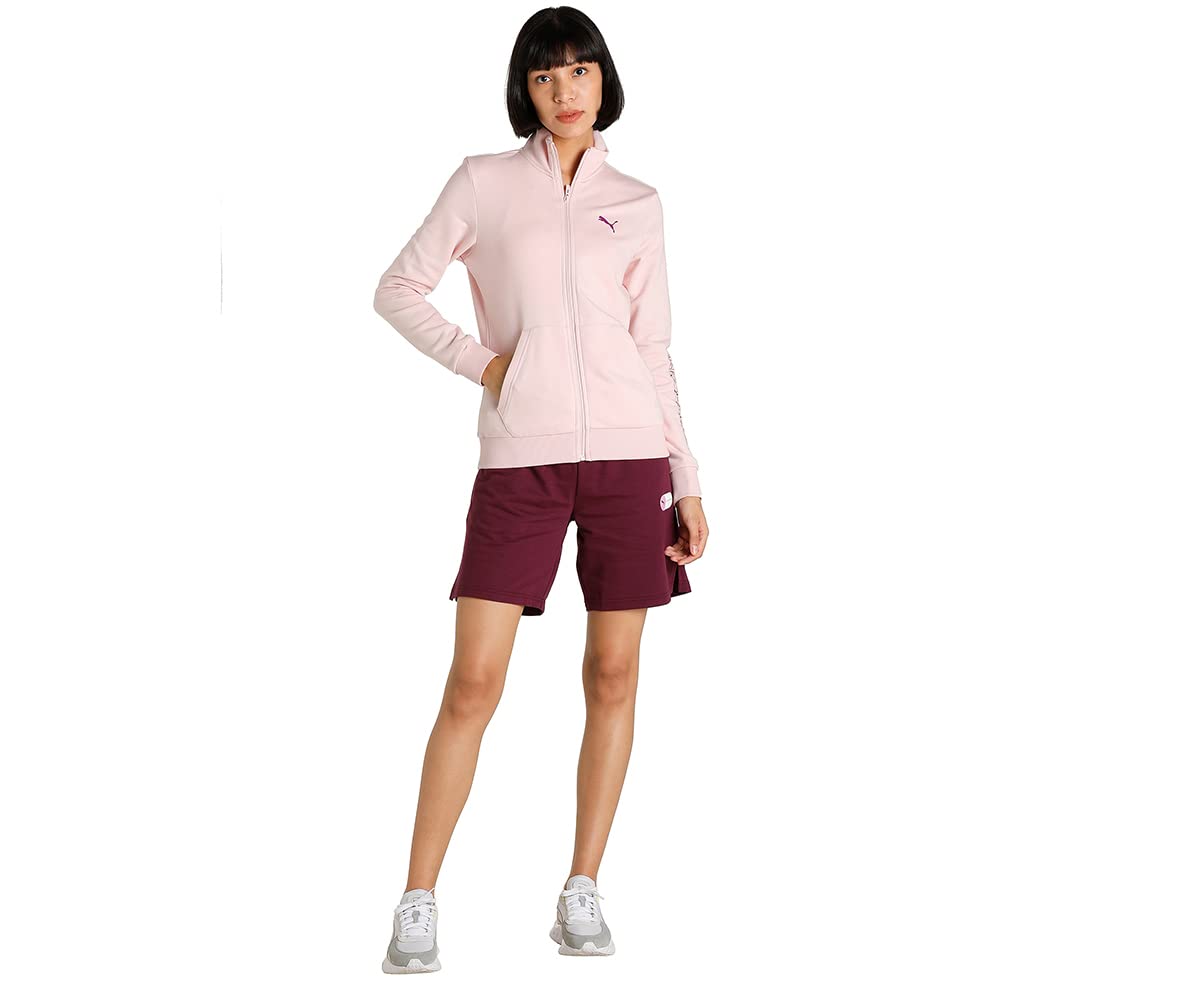 Puma Women's Cotton Blend Graphic Standard Length Western Regular Jacket