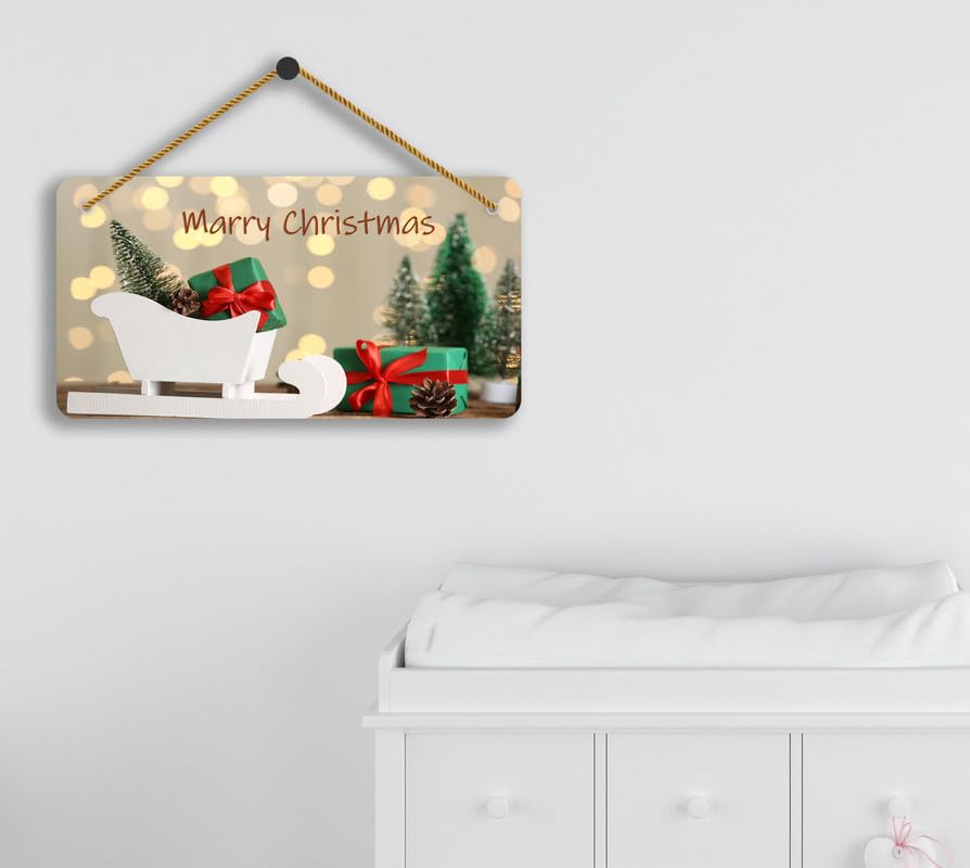 SAF UV Lamined Mdf Wall Hanging ||Merry Christmas Beautiful Home Decoration Wall Hanging|WS-WHAREC-23