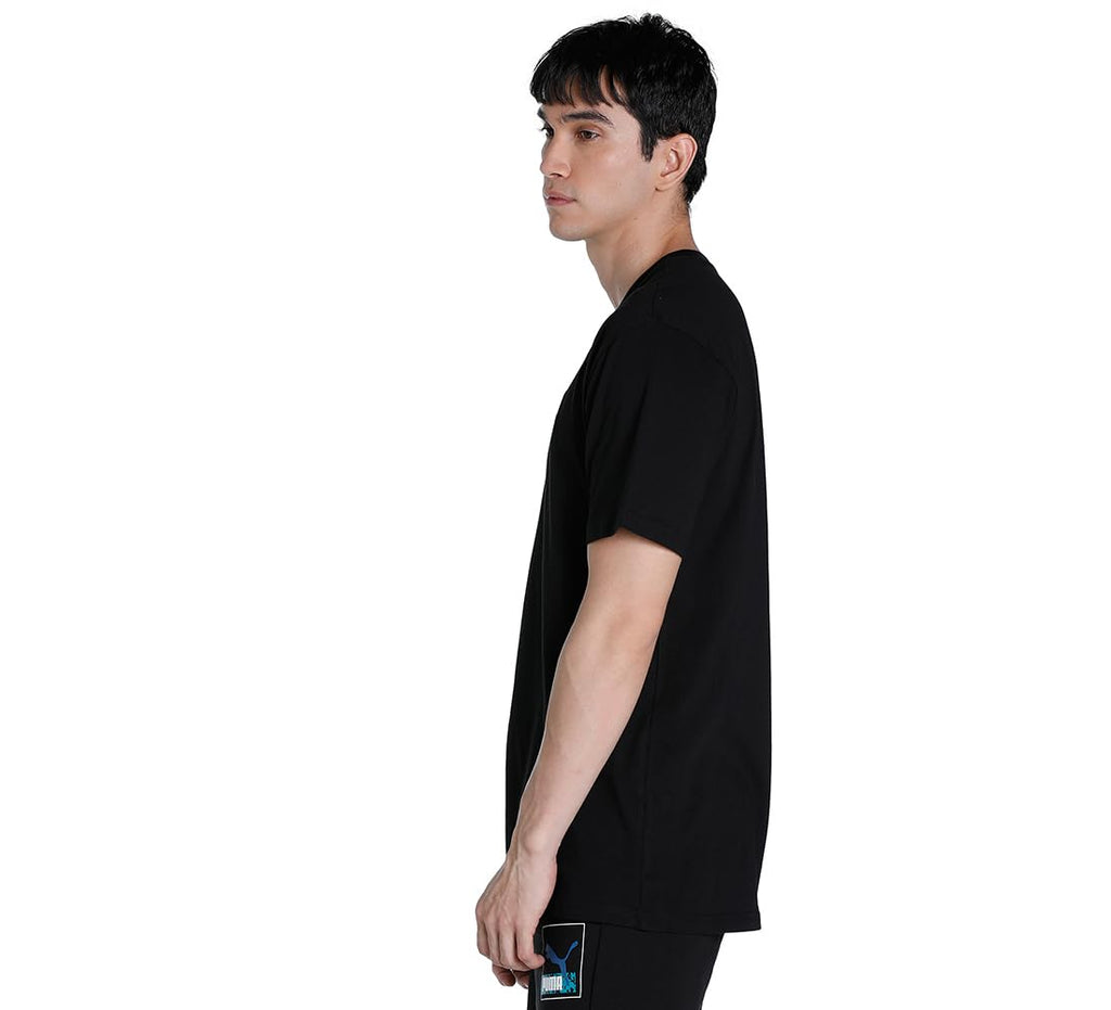 Puma Men's Solid Relaxed Fit T-Shirt