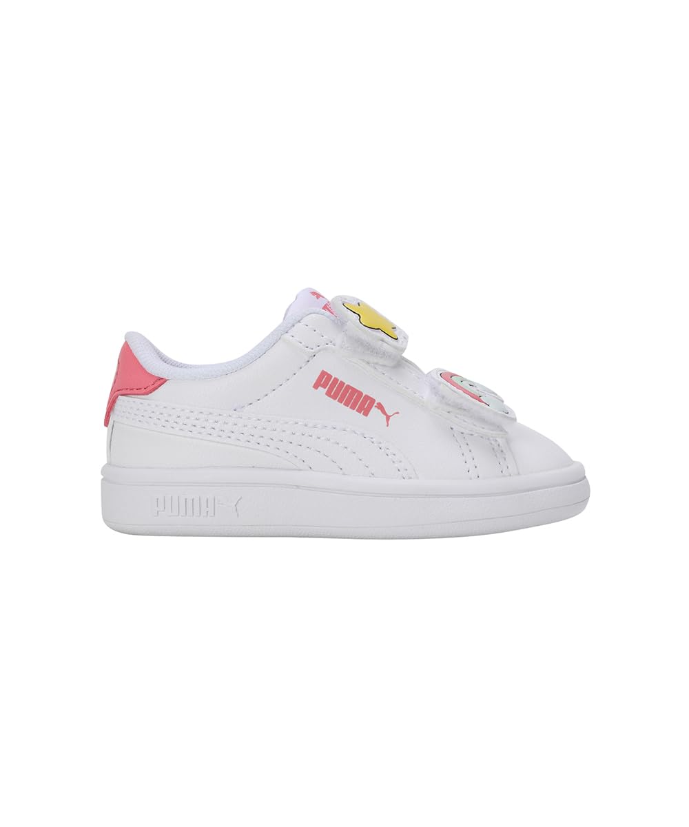 Puma Girls' Smash 3.0 Badges V Inf Sneaker