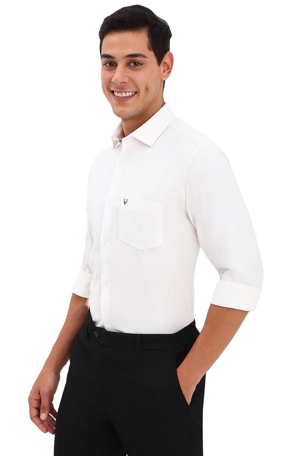 Allen Solly Men's Solid Slim Fit Shirt