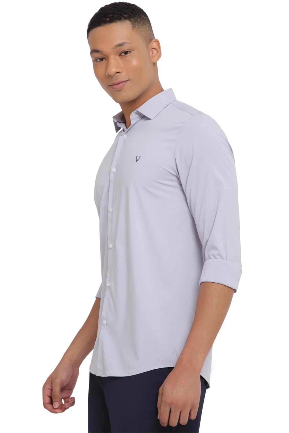 Allen Solly Men's Solid Slim Fit Shirt