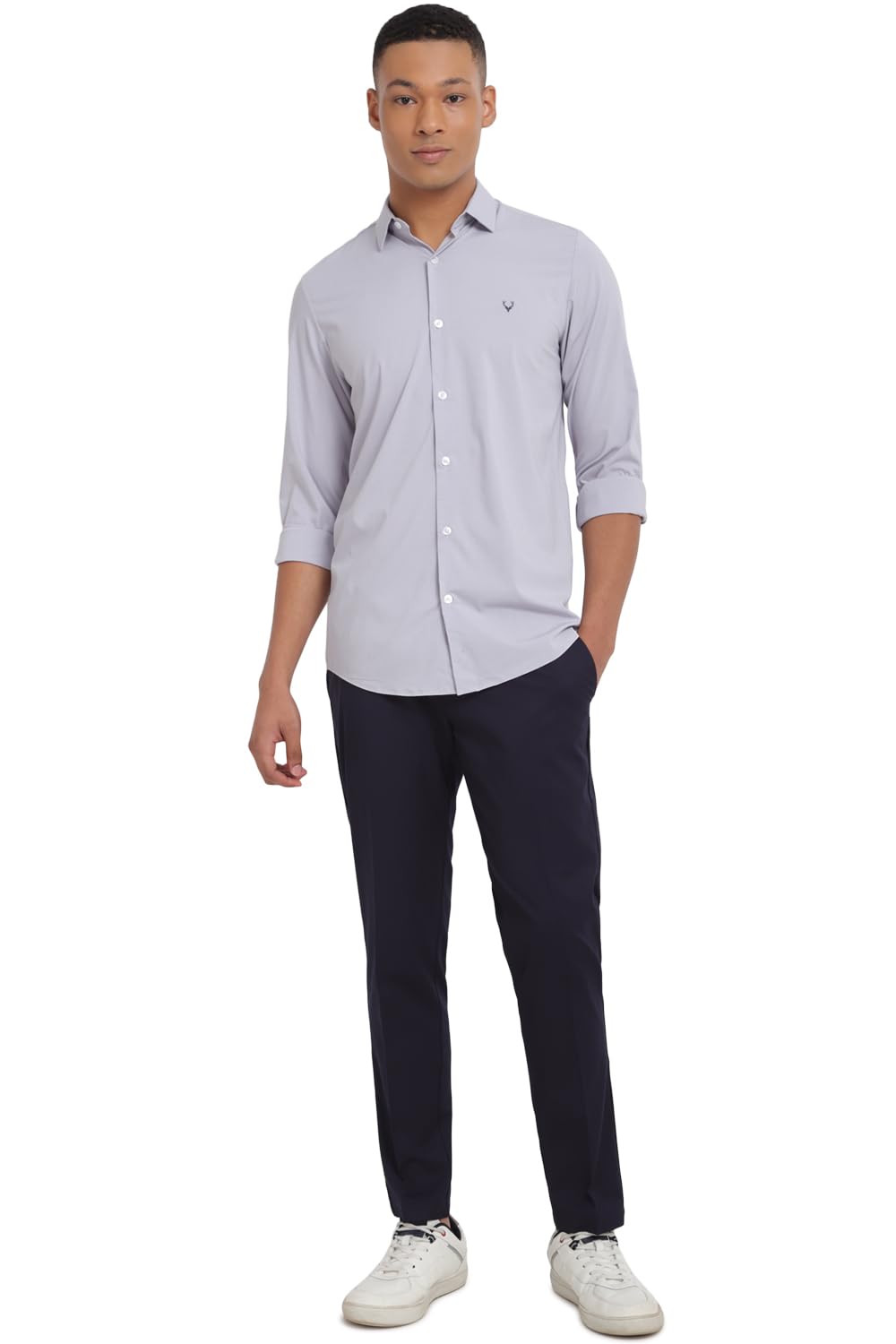 Allen Solly Men's Solid Slim Fit Shirt