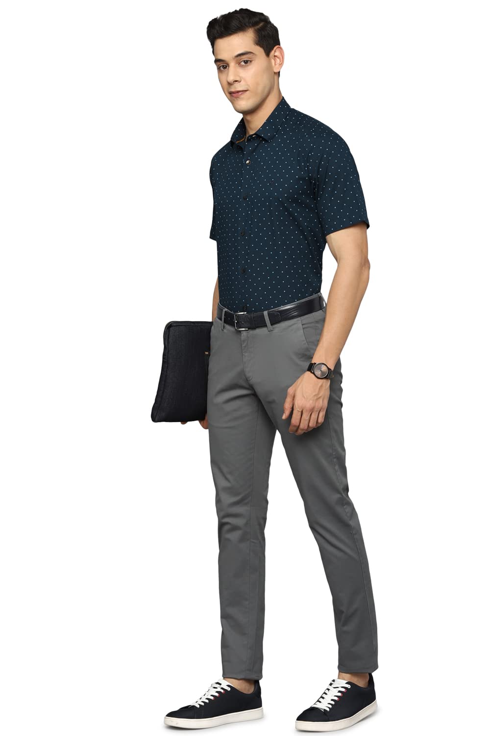 Allen Solly Men's Solid Regular Fit Shirt