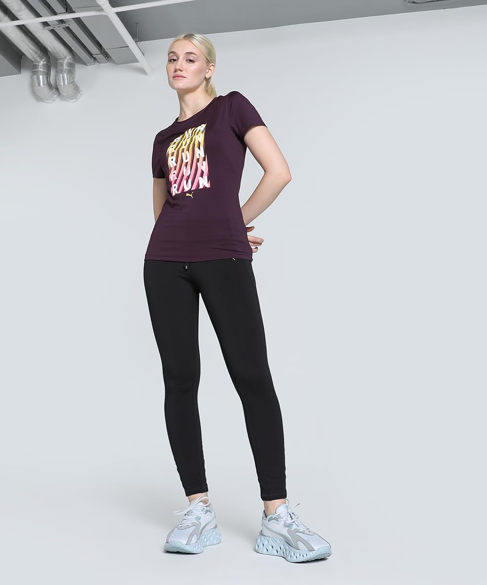 Puma Women's Graphic Print Slim Fit T-Shirt