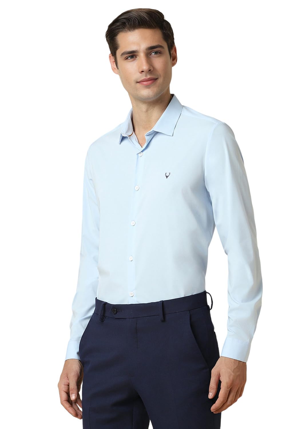 Allen Solly Men's Solid Slim Fit Shirt