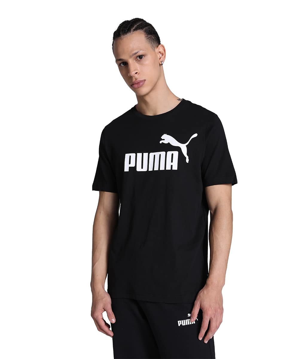 Puma Mens Regular Cotton Essential Logo Tee