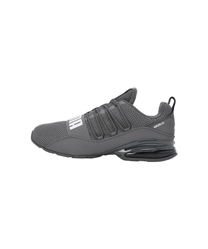 Puma Mens Cell Regulate Woven Castlerock-White Running Shoe