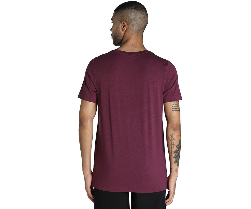 Puma Men's Solid Regular Fit T-Shirt