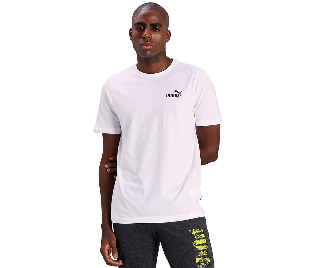 Puma Mens Regular Cotton Essential Small Logo Tee