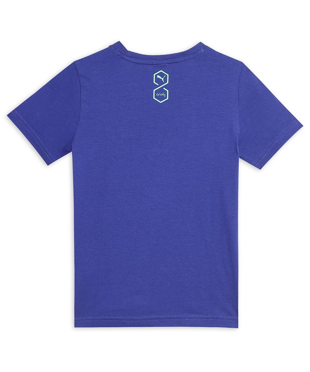 Puma Boy's Printed Regular Fit T-Shirt