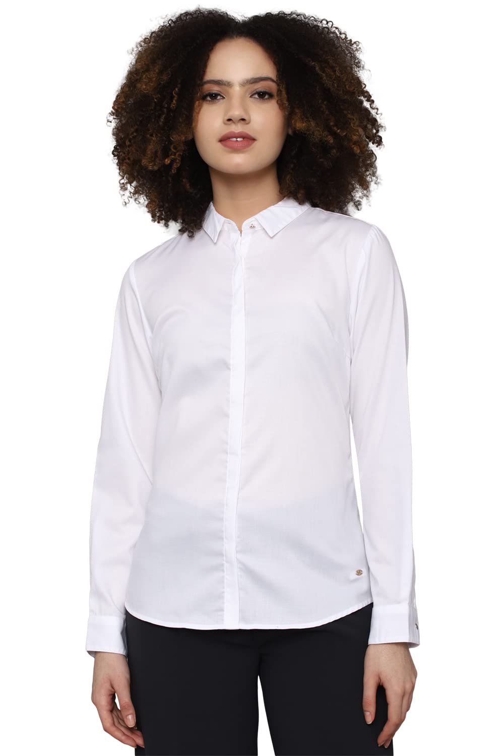Allen Solly Women's Plain Long Sleeve Casual Shirt