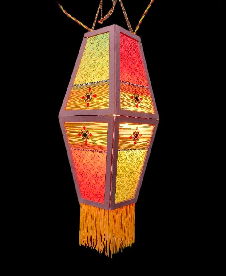 Diwali Lantern - Chaukoni Diamond - by Infinite Inclinations