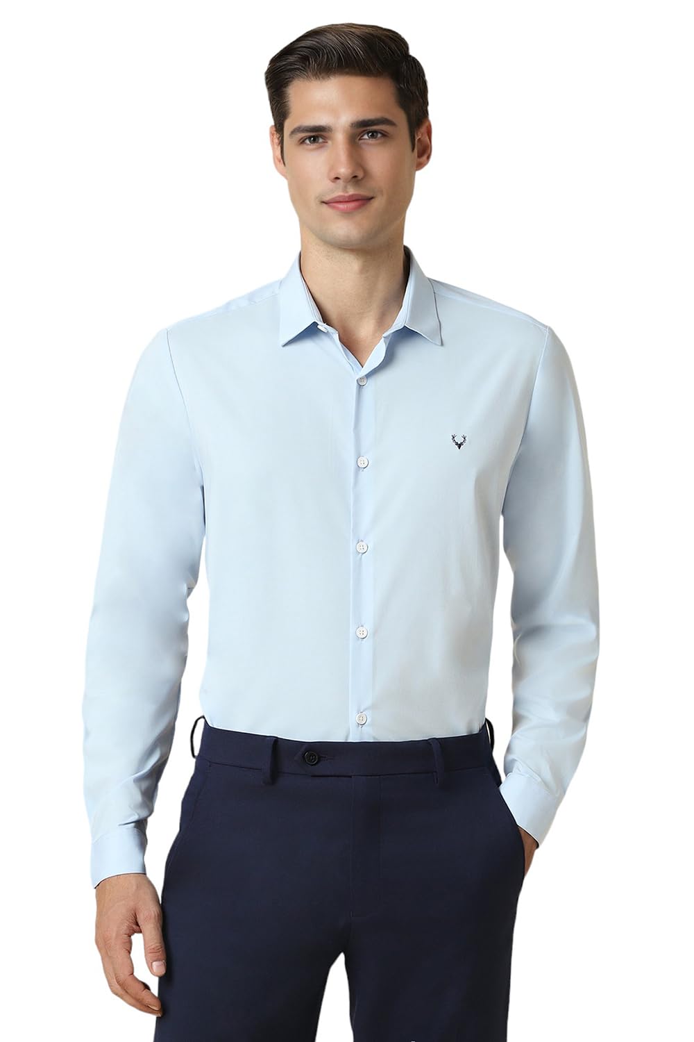 Allen Solly Men's Solid Slim Fit Shirt