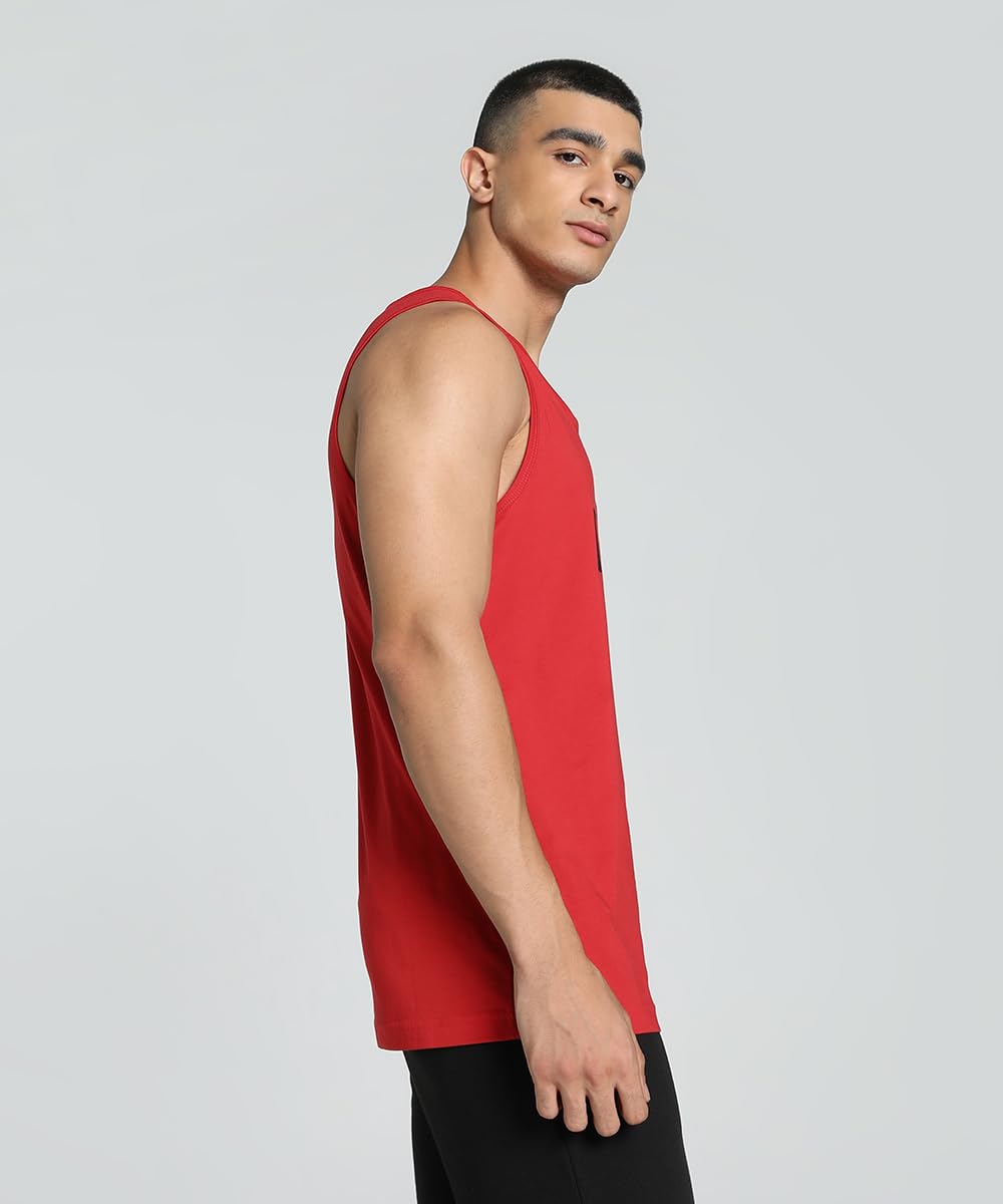 Puma Men's Solid Regular Fit T-Shirt