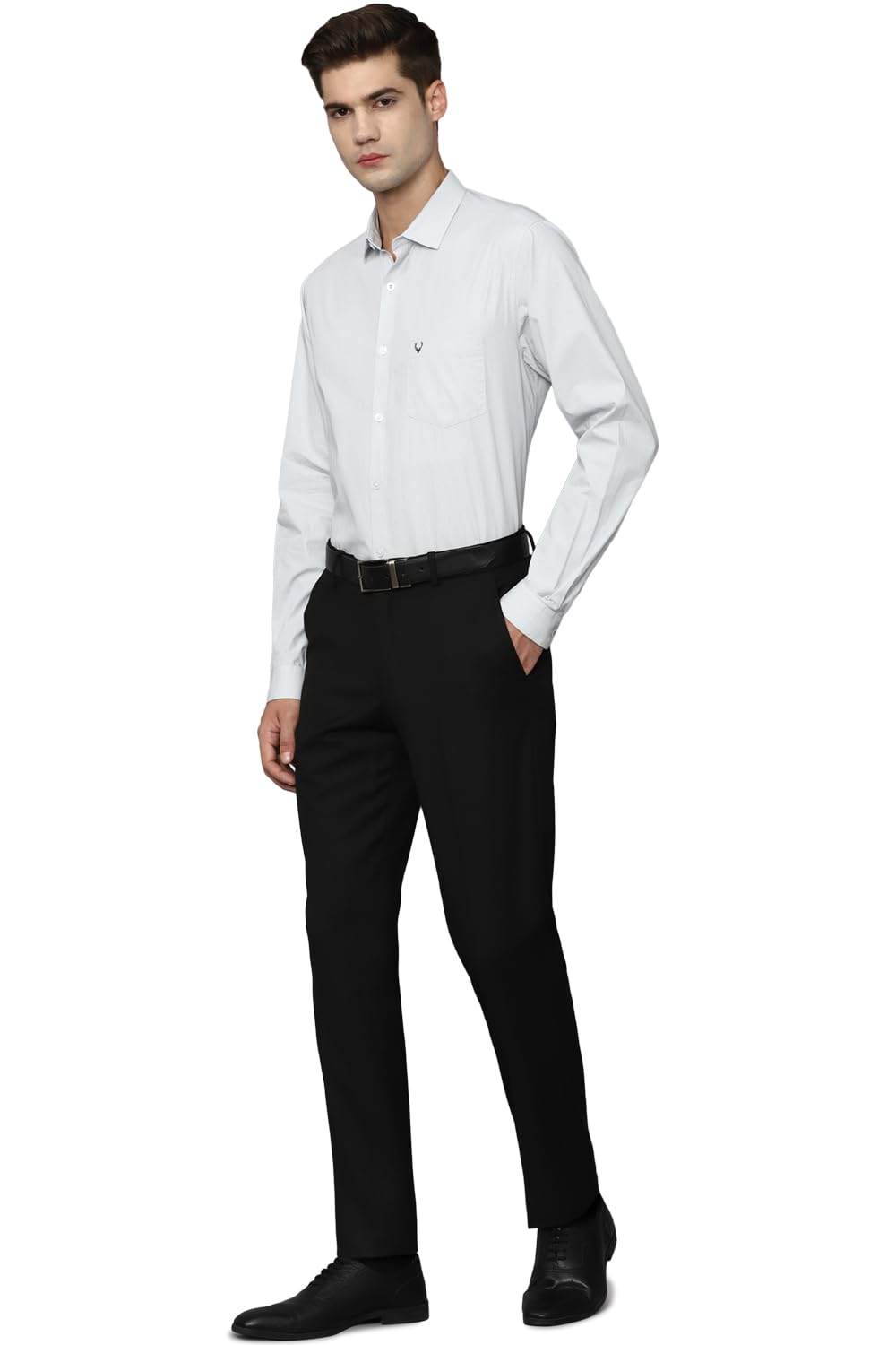 Allen Solly Men's Solid Regular Fit Shirt