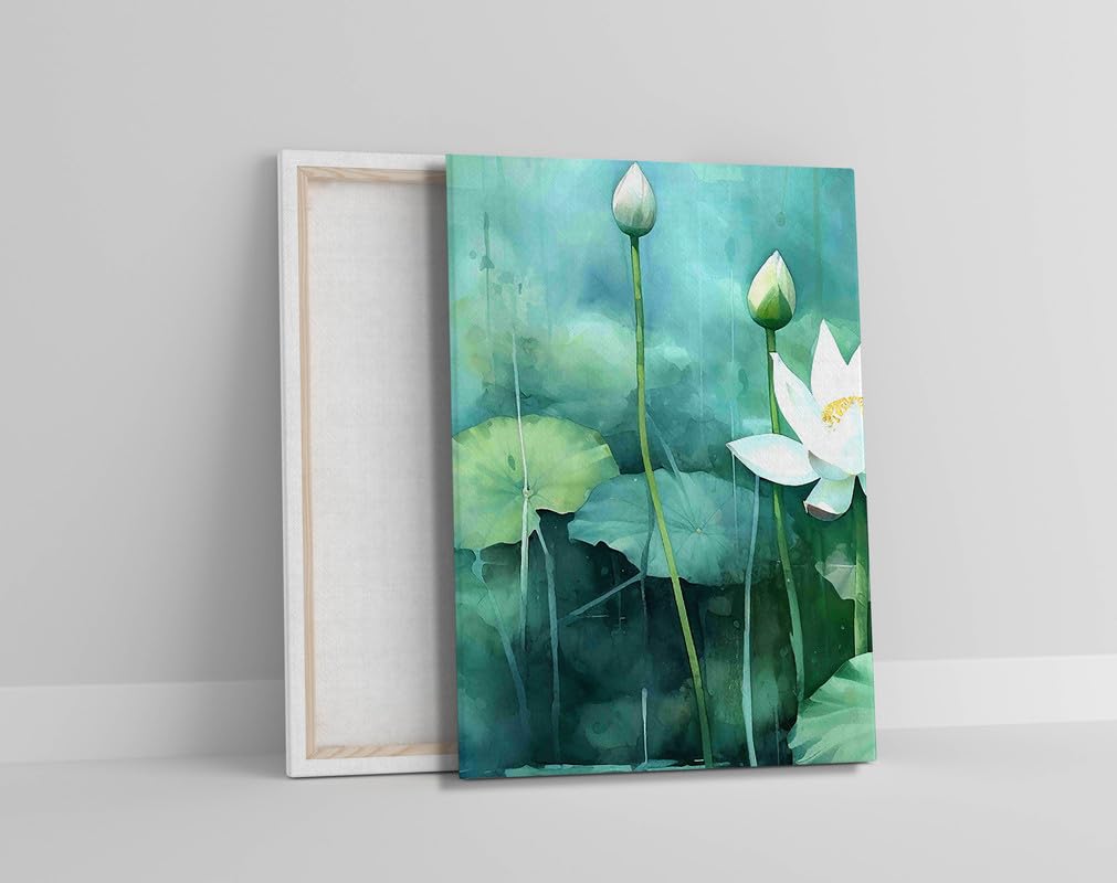 SAF paintings Set Of 3 Wooden Framed Canvas Painting|| Abstract Floral Theme Canvas Wall Art Painting for Home Décor And Office||For Bedroom,Living Room Home wall and Office Interior CR-228