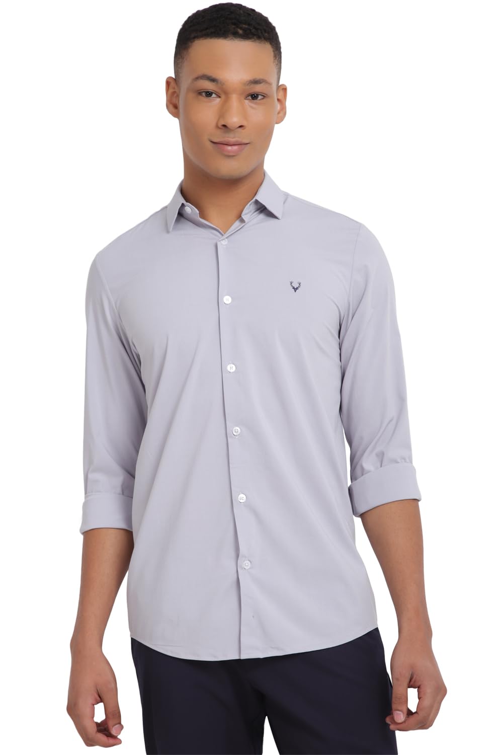 Allen Solly Men's Solid Slim Fit Shirt