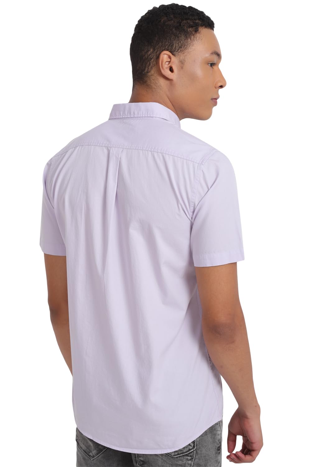 Allen Solly Men's Solid Regular Fit Shirt