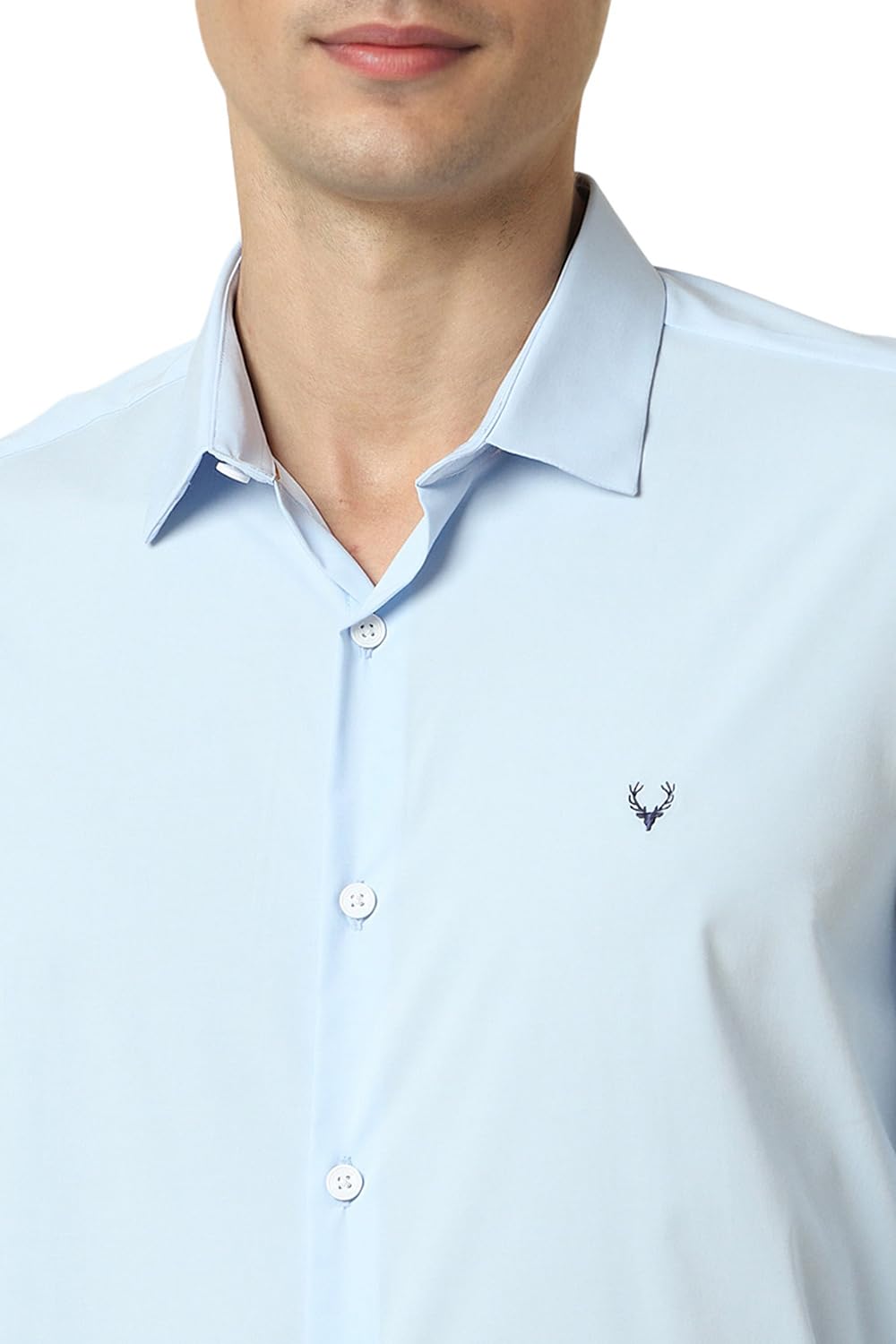 Allen Solly Men's Solid Slim Fit Shirt