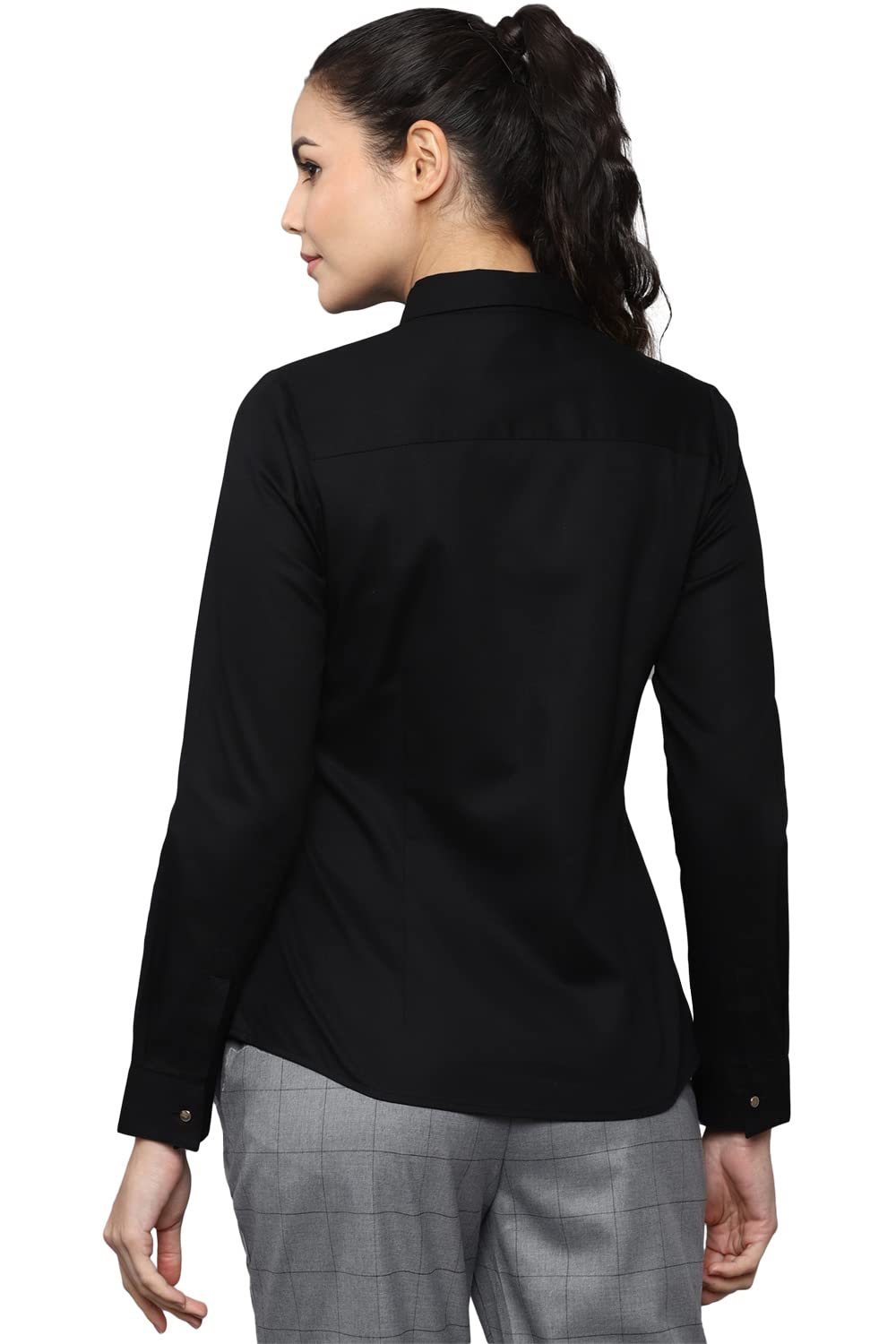 Allen Solly Women's Plain Full Sleeve Casual Shirt