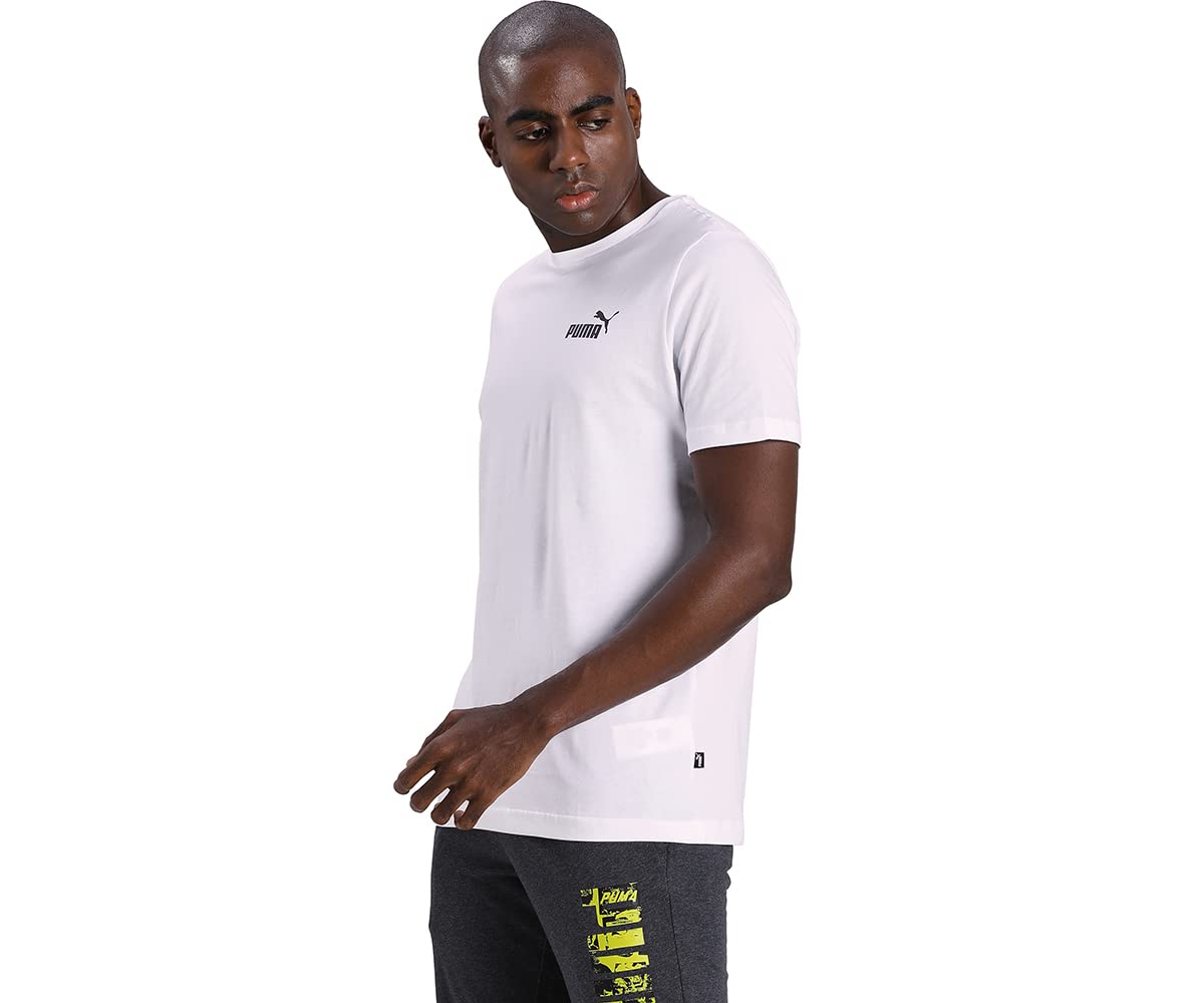 Puma Mens Regular Cotton Essential Small Logo Tee