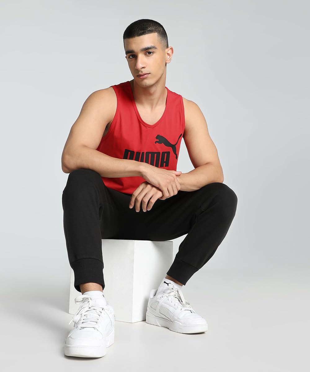 Puma Men's Solid Regular Fit T-Shirt