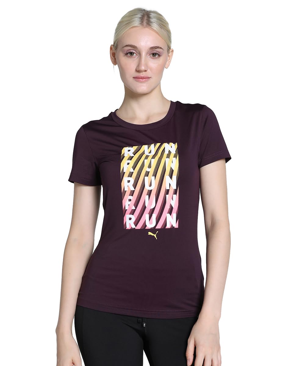 Puma Women's Graphic Print Slim Fit T-Shirt