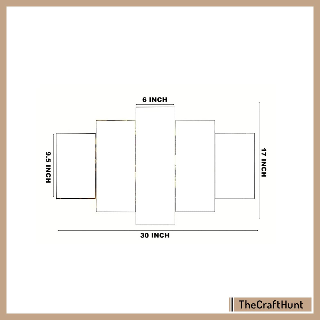 perpetual Radha Krishna Paintings for Wall Decoration - Set Of Five, 3d Scenery Vastu Painting for Living Room Large Size with Frames for Home Decoration, Hotel, Office (75 CM X 43 CM) K5D