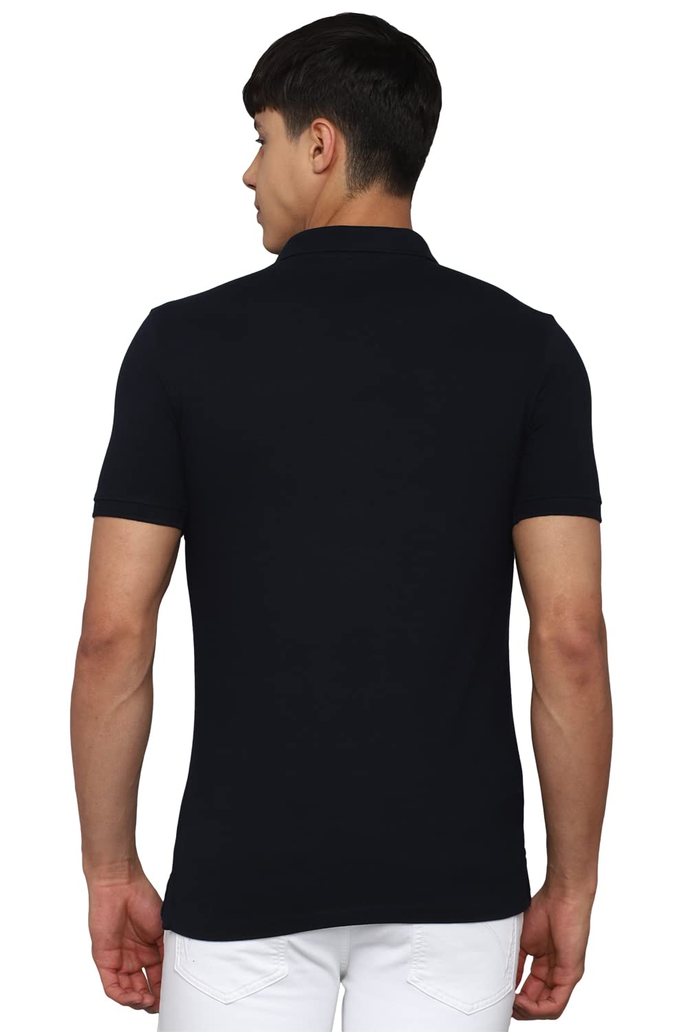 Allen Solly Men's Solid Regular Fit Polo Shirt