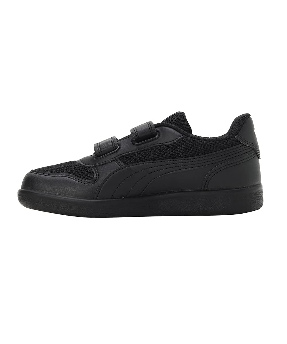 Puma Unisex-Kid Kent 2.0 V PS Black-Black Sneaker - 13 UK (38083102)
