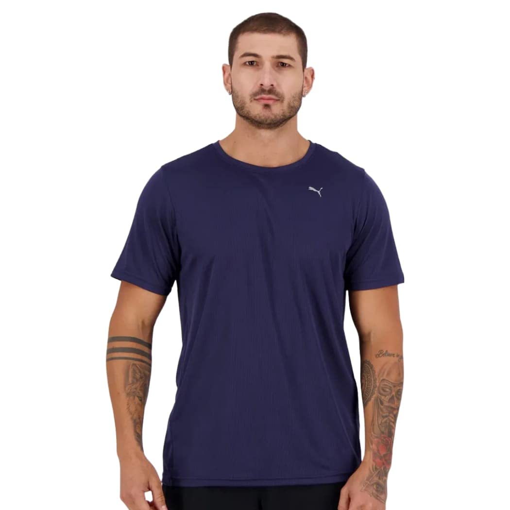 Puma Men's Solid Regular Fit T-Shirt