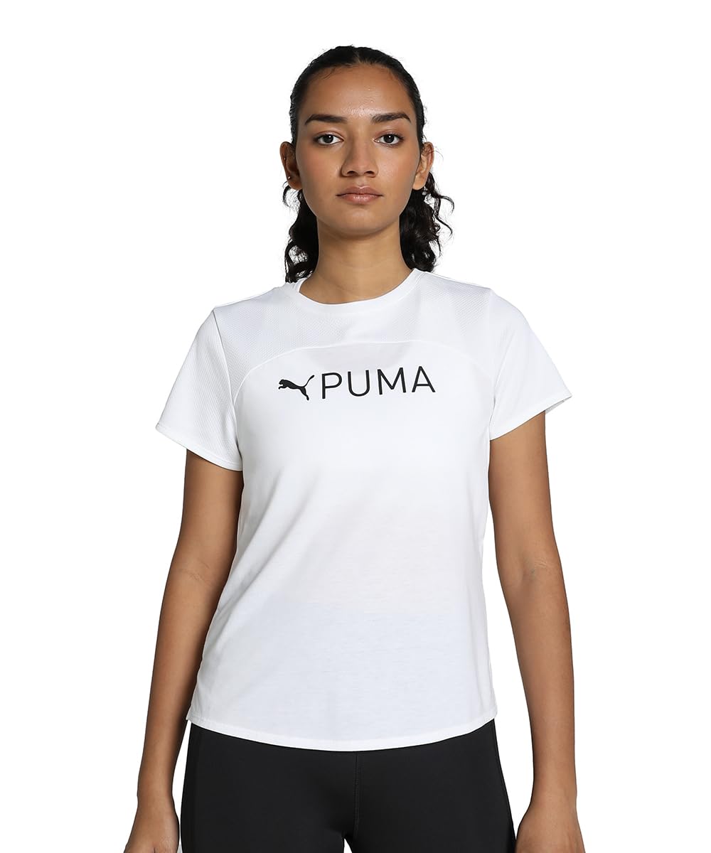 Puma Women's Printed Regular Fit T-Shirt