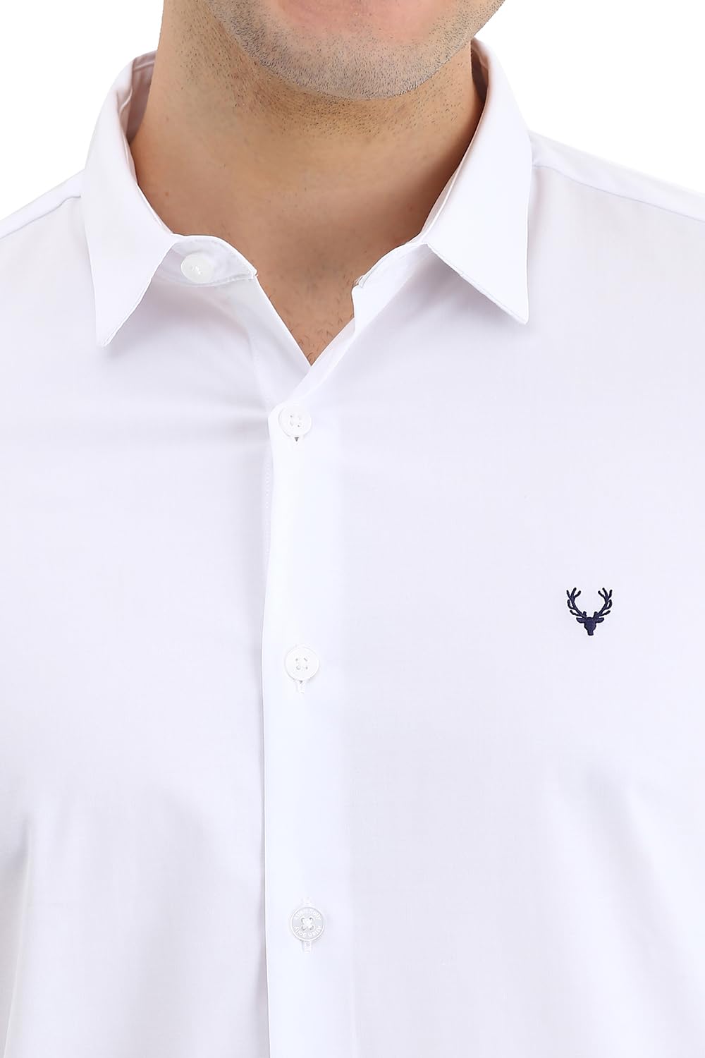 Allen Solly Men's Slim Fit Solid Full Sleeves Casual Shirts