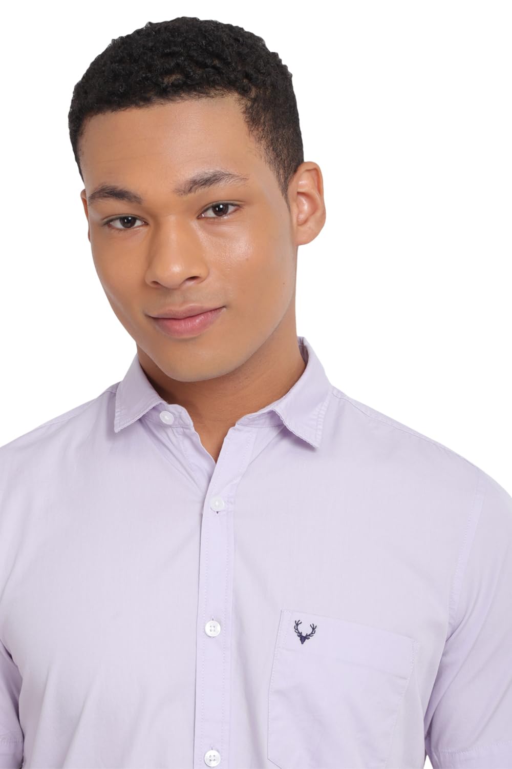 Allen Solly Men's Solid Regular Fit Shirt