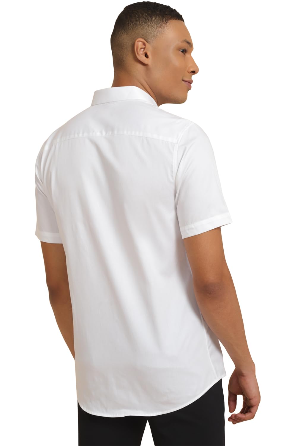 Allen Solly Men's Regular Fit Print Half Sleeves Casual Shirts