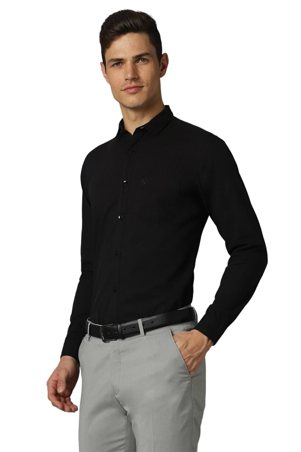 Allen Solly Men's Solid Slim Fit Shirt