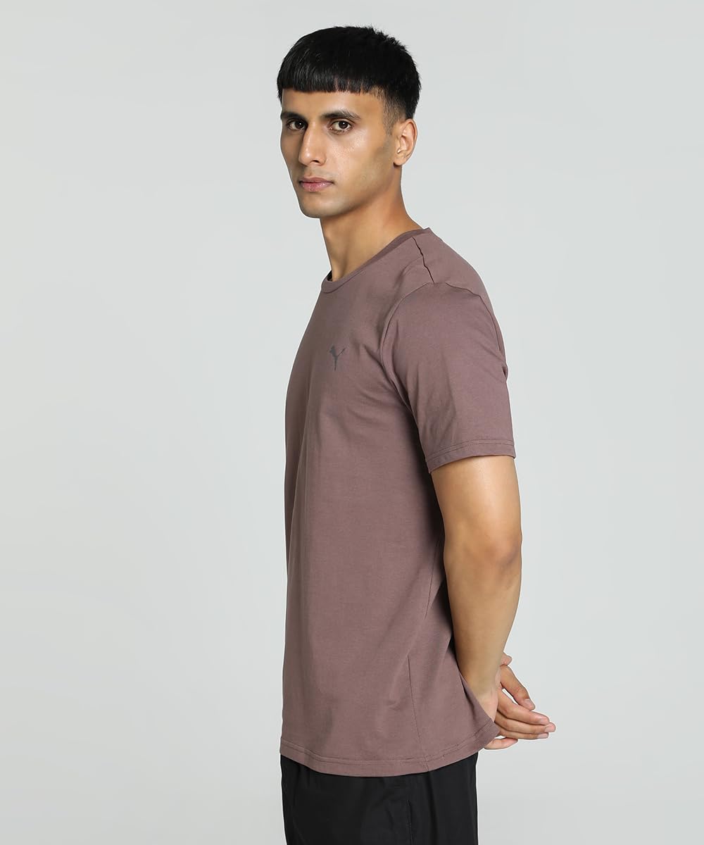 Puma Men's Solid Regular Fit T-Shirt