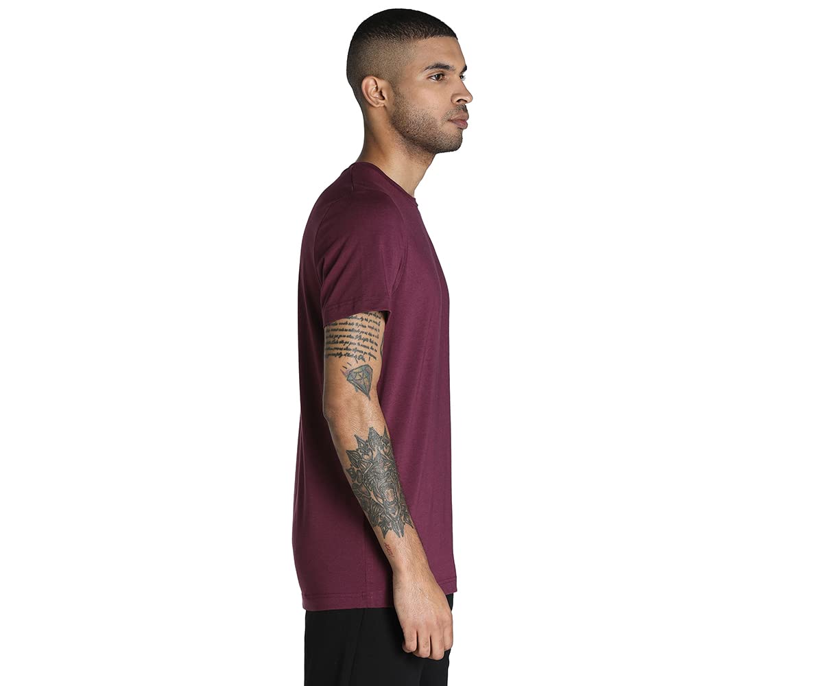 Puma Men's Solid Regular Fit T-Shirt