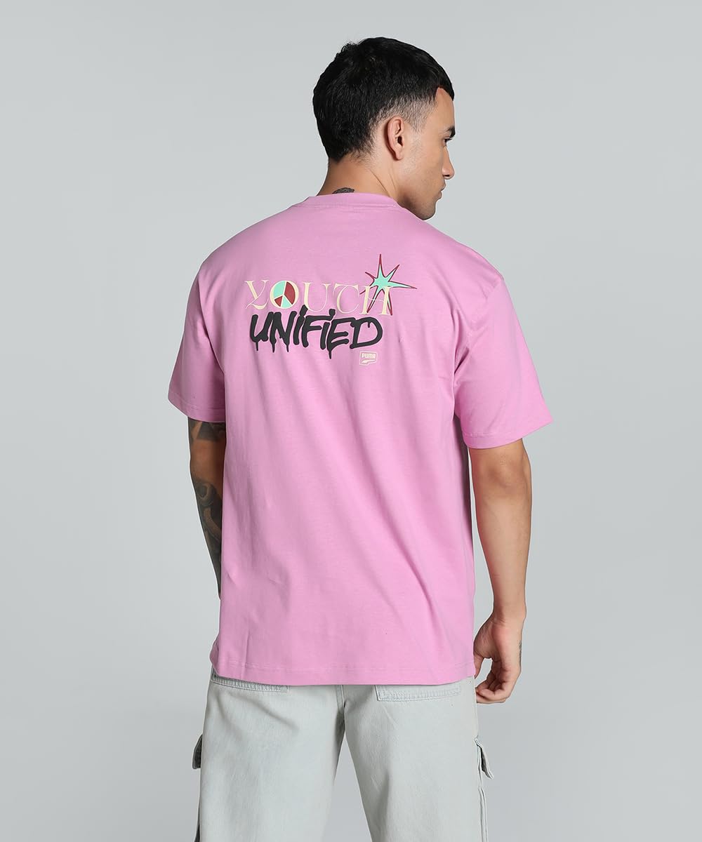 Puma Men's Graphic Print Relaxed Fit T-Shirt
