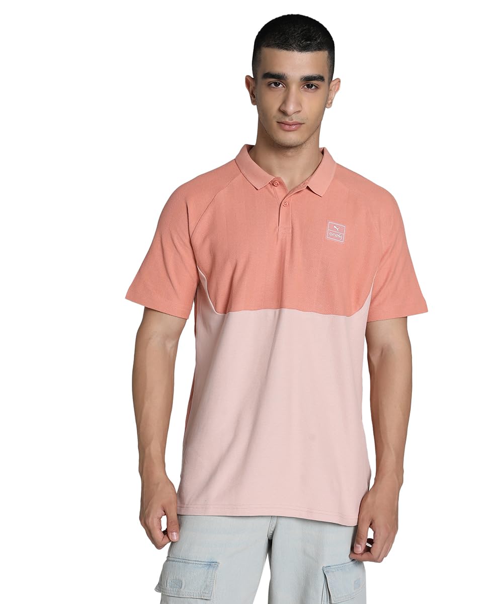 Puma Men's Color Block Regular Fit T-Shirt