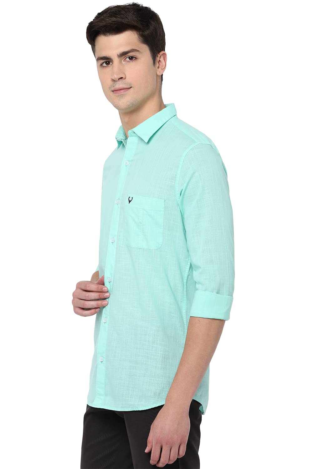 Allen Solly Men's Solid Slim Fit Shirt