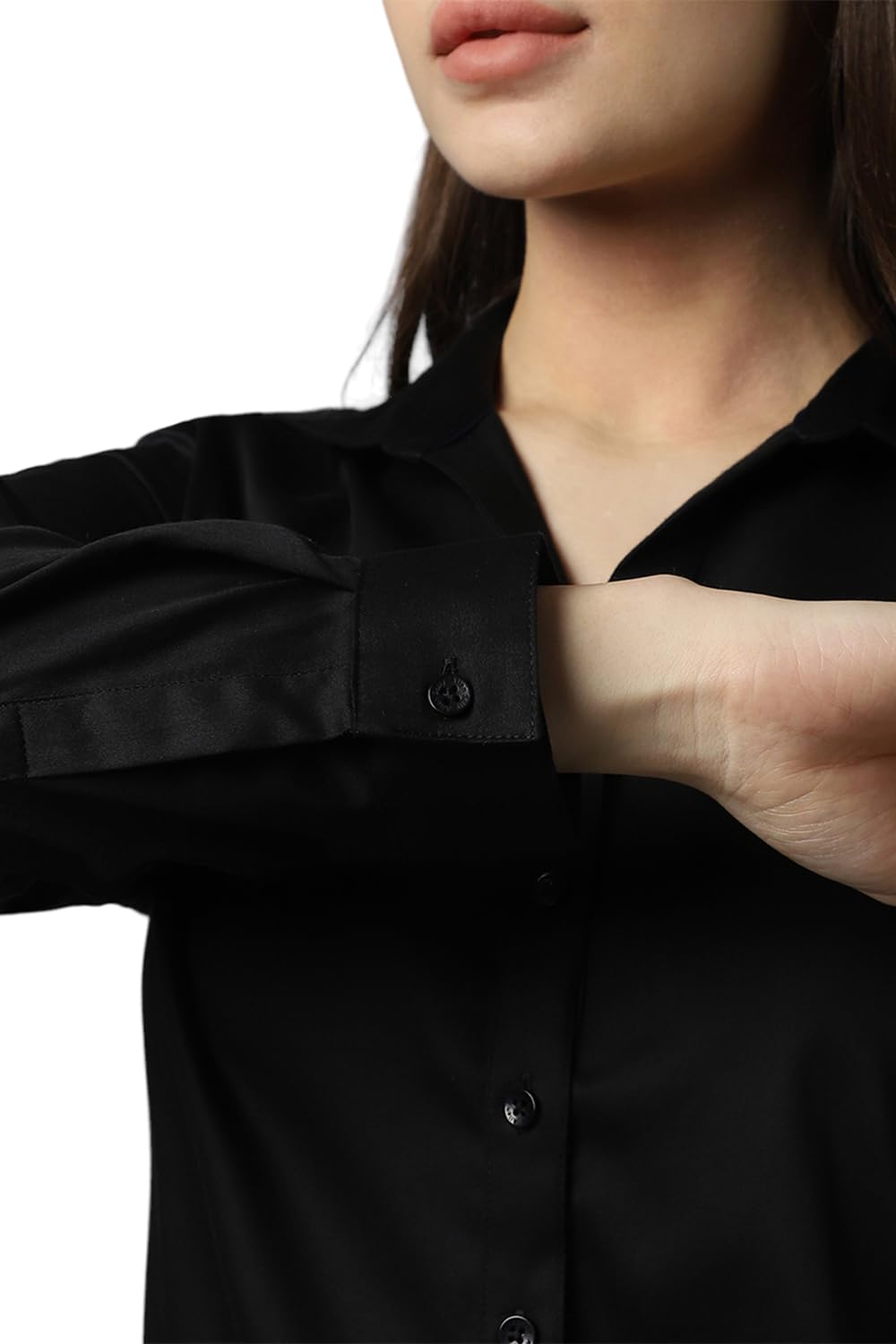 Allen Solly Women's Plain Long Sleeve Formal Shirt