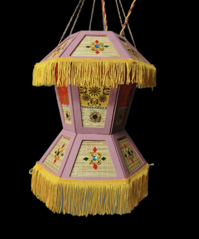 Diwali Lantern -Shatkoni Tulashi Katta - by Infinite Inclinations