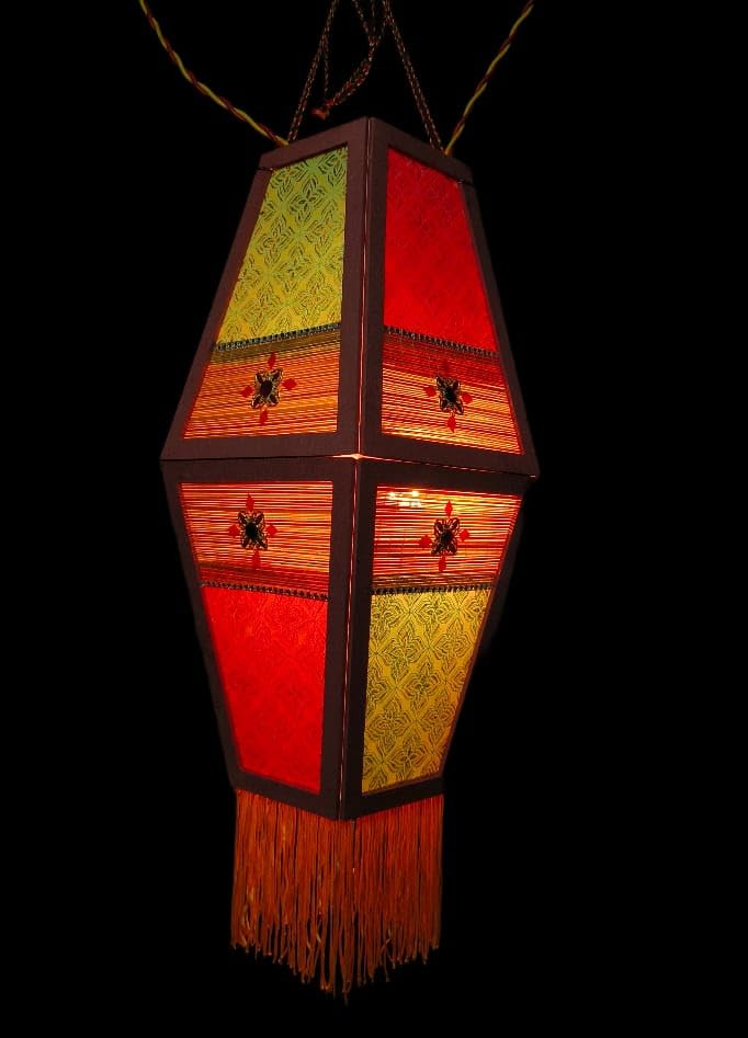 Diwali Lantern - Chaukoni Diamond - by Infinite Inclinations