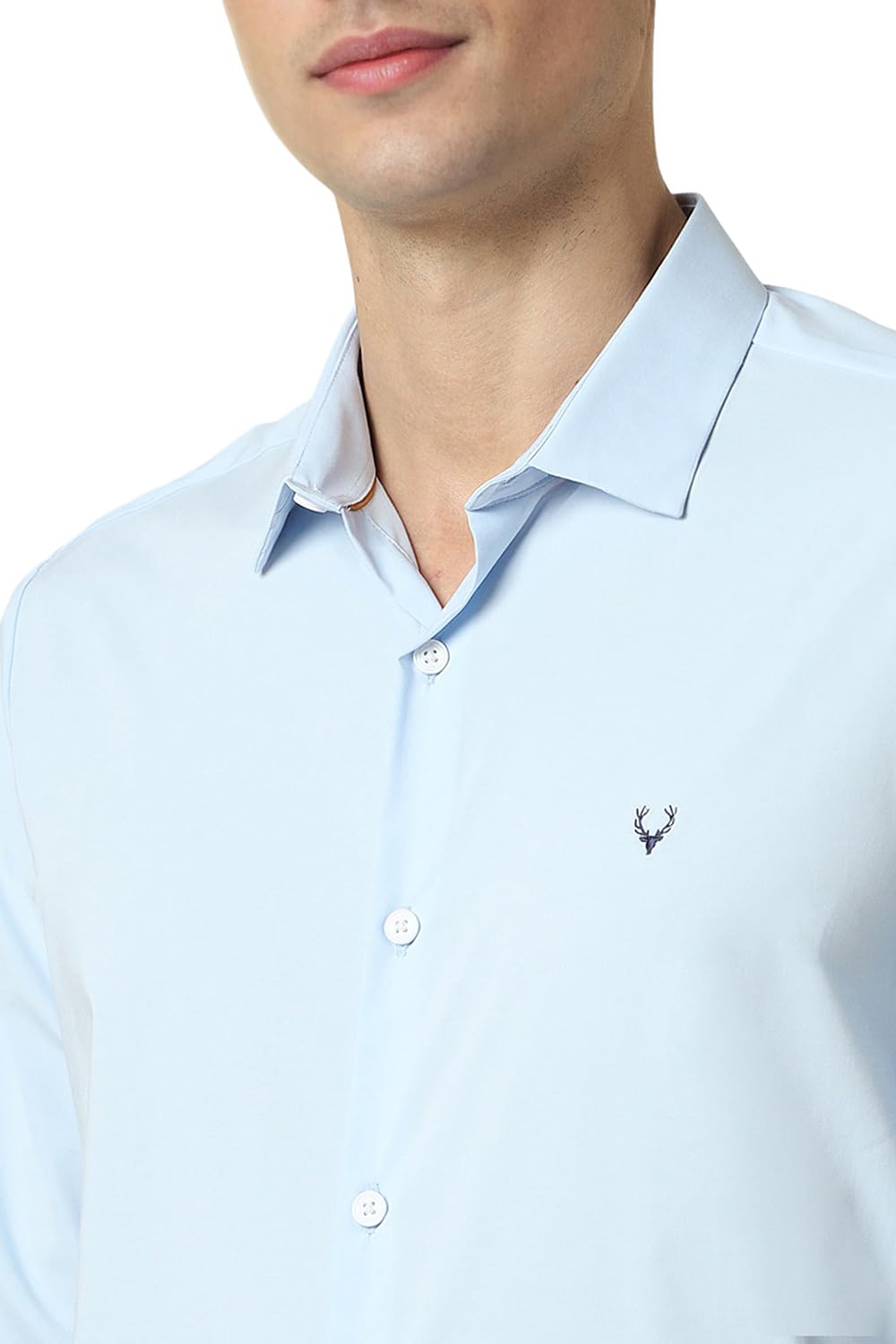 Allen Solly Men's Solid Slim Fit Shirt