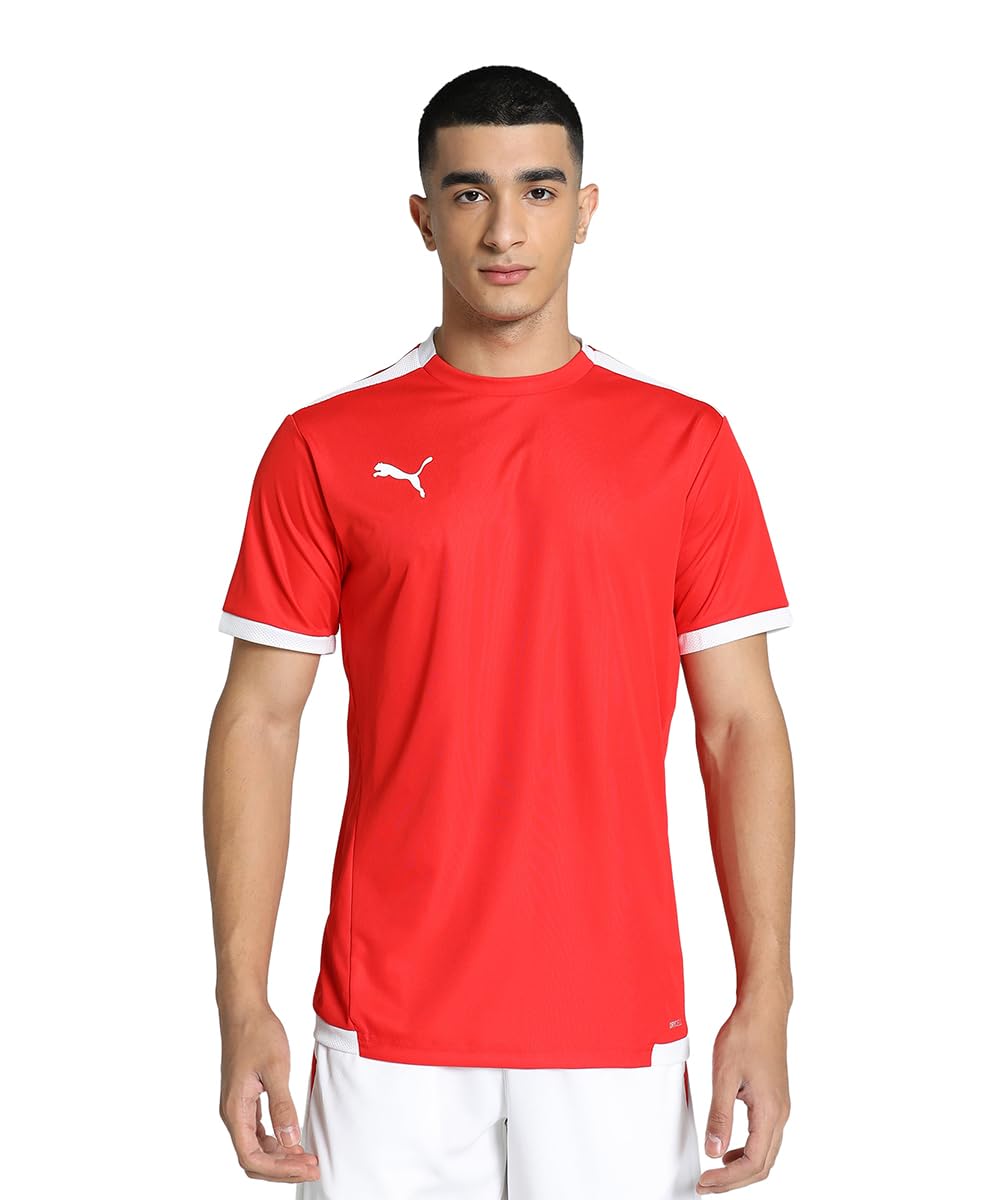 Puma Men's Regular Fit Teamliga Football Jersey | 100% Polyester | Drycell