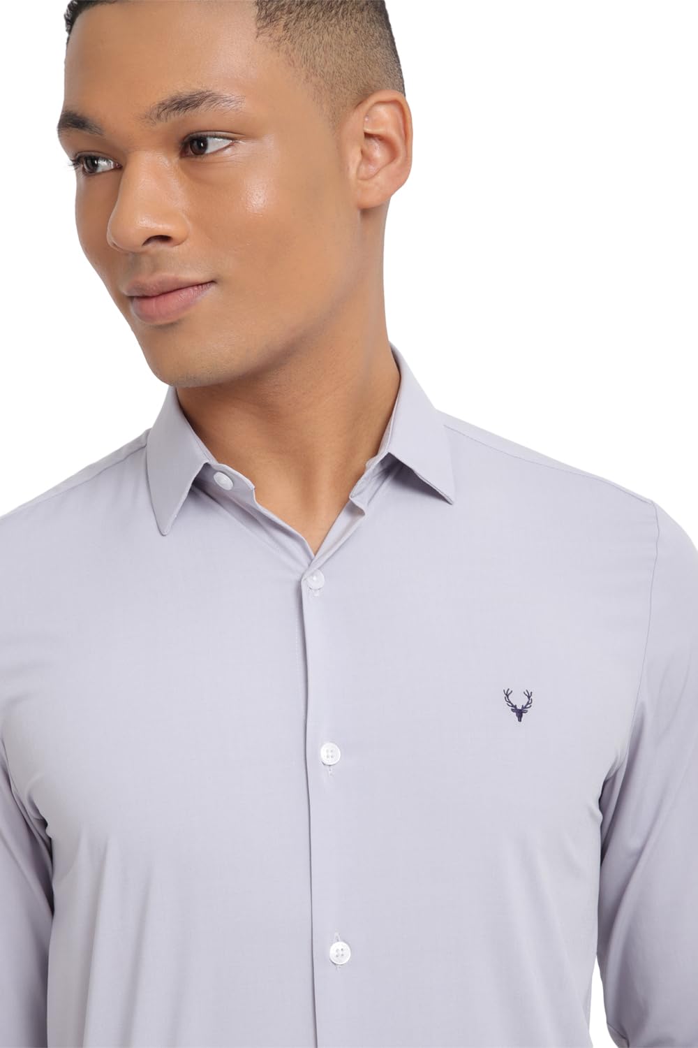 Allen Solly Men's Solid Slim Fit Shirt