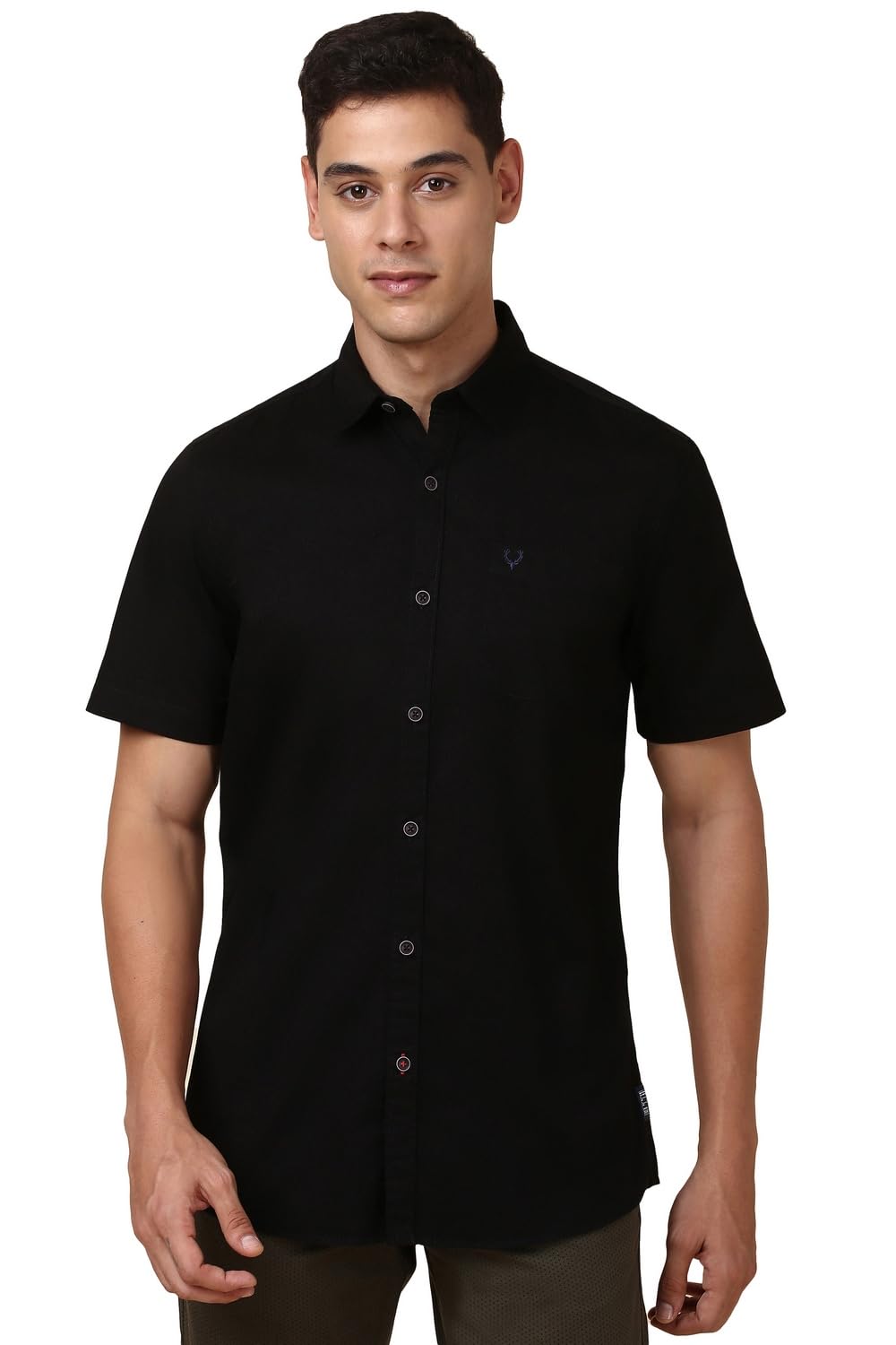 Allen Solly Men's Solid Regular Fit Shirt